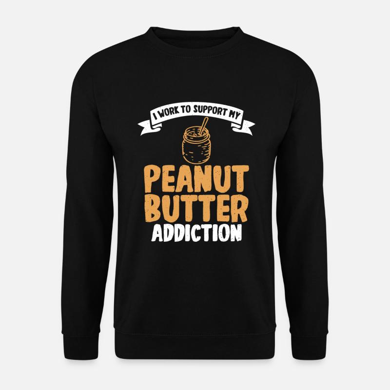 Peanut Butter Lover Gift - Unisex Sweatshirt - black