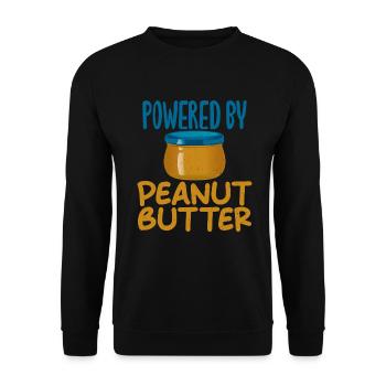 Cadeau amoureux du beurre de cacahuète - Sweat-shirt Unisexe - noir - Devant - Alina (178cm) & Michal (187cm)