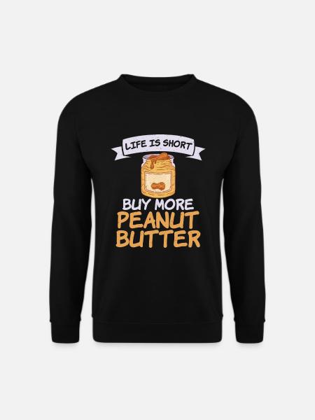 Peanut Butter Lover Gift - Unisex Sweatshirt - black