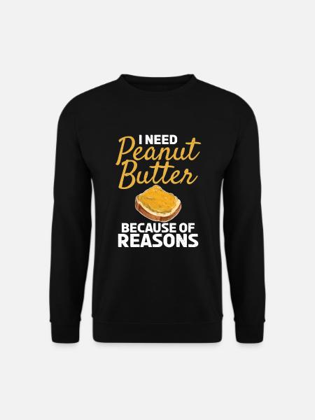 Peanut Butter Lover Gift - Unisex Sweatshirt - black