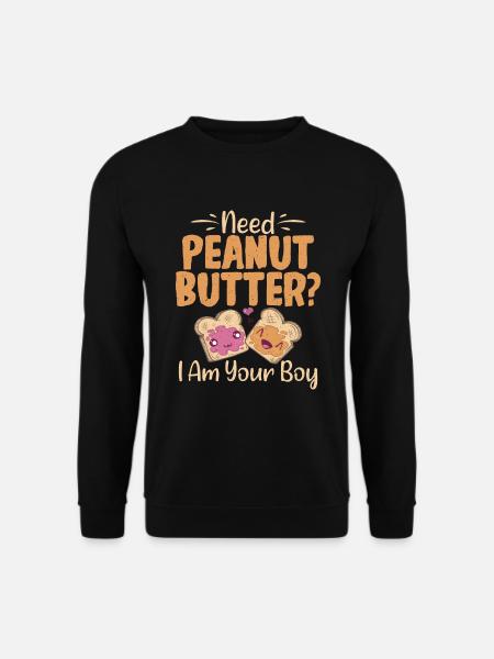 Peanut Butter Lover Gift - Unisex Sweatshirt - black