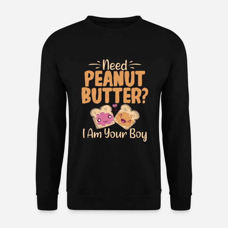 Peanut Butter Lover Gift - Unisex Sweatshirt - black