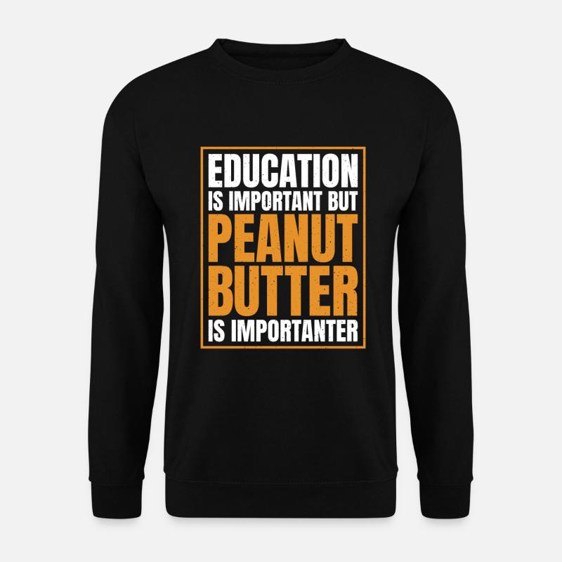 Peanut Butter Lover Gift - Unisex Sweatshirt - black
