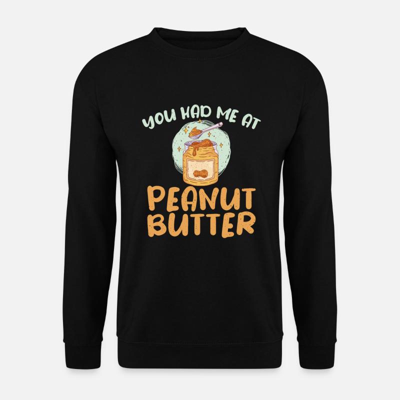 Peanut Butter Lover Gift - Unisex Sweatshirt - black