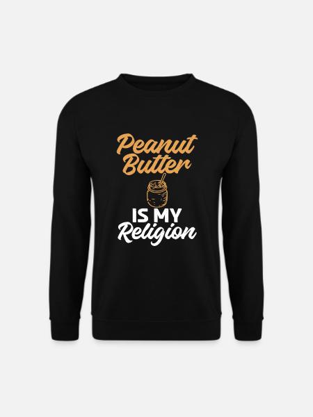 Peanut Butter Lover Gift - Unisex Sweatshirt - black