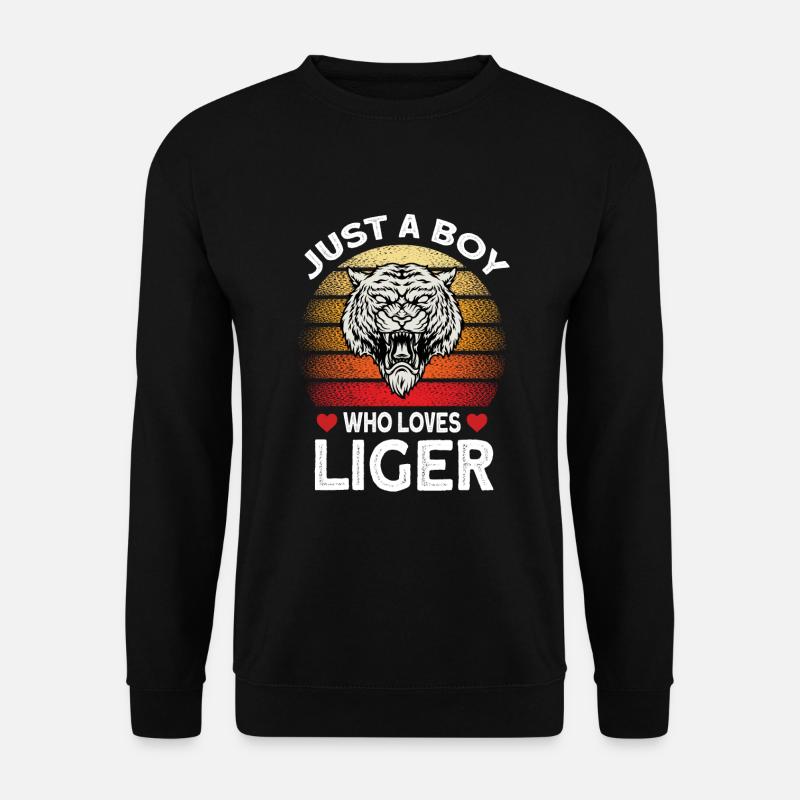 Liger Lustiges Geschenk - Unisex Pullover - Schwarz
