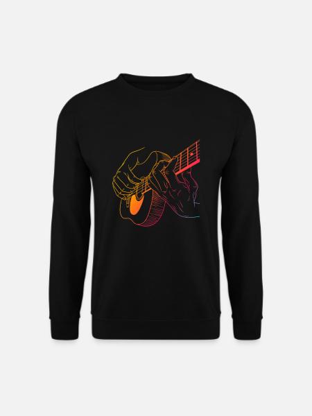 Guitare acoustique Guitare vintage - Sweat-shirt Unisexe - noir