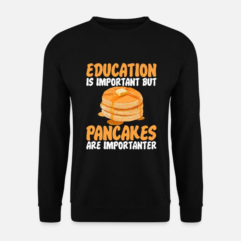 Pancake Lover Gift - Unisex Sweatshirt - black