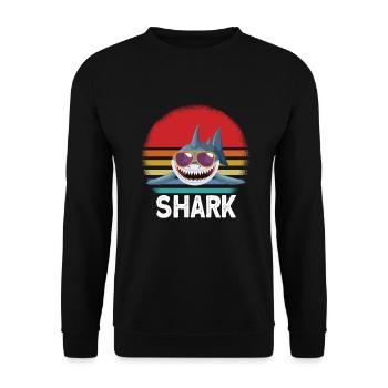 Hai Sonnenbrille - Unisex Pullover - Schwarz - Vorne - Alina (178cm) & Michal (187cm)