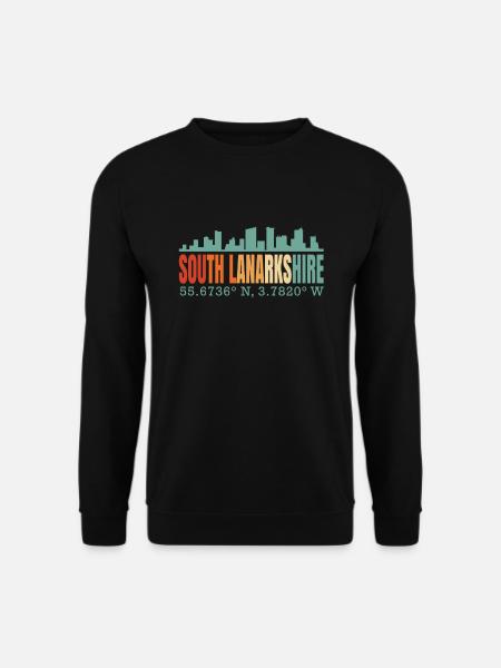 South Lanarkshire England Great Britain Skyline - Unisex Sweatshirt - black