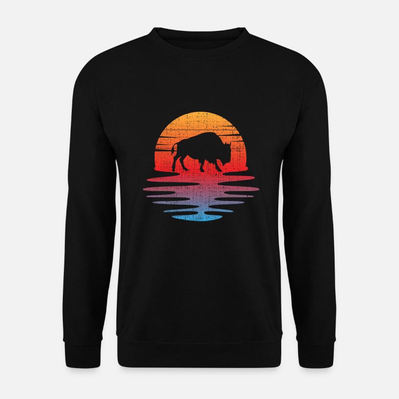 Büffel - Unisex Pullover - Schwarz