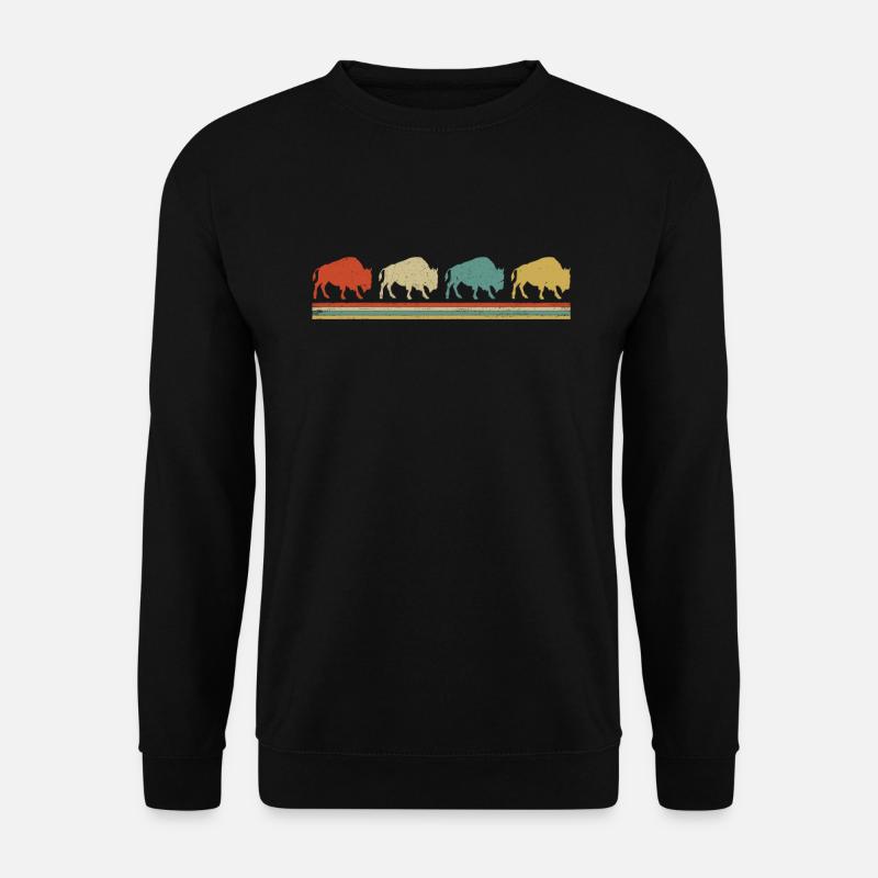 Büffel - Unisex Pullover - Schwarz