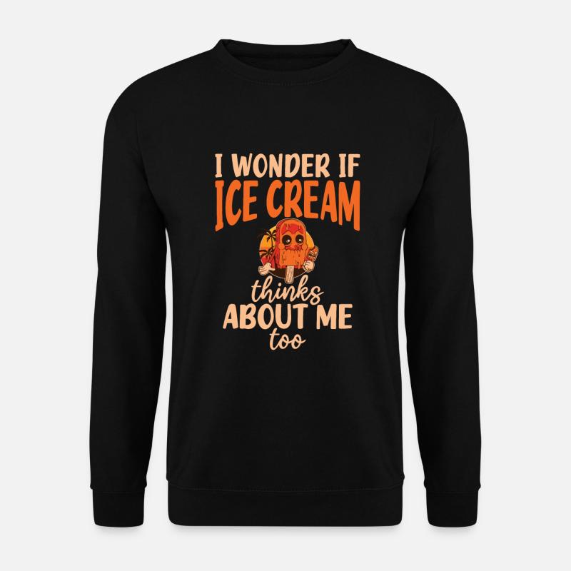 Ice Cream Lovers Gifts - Unisex Sweatshirt - black