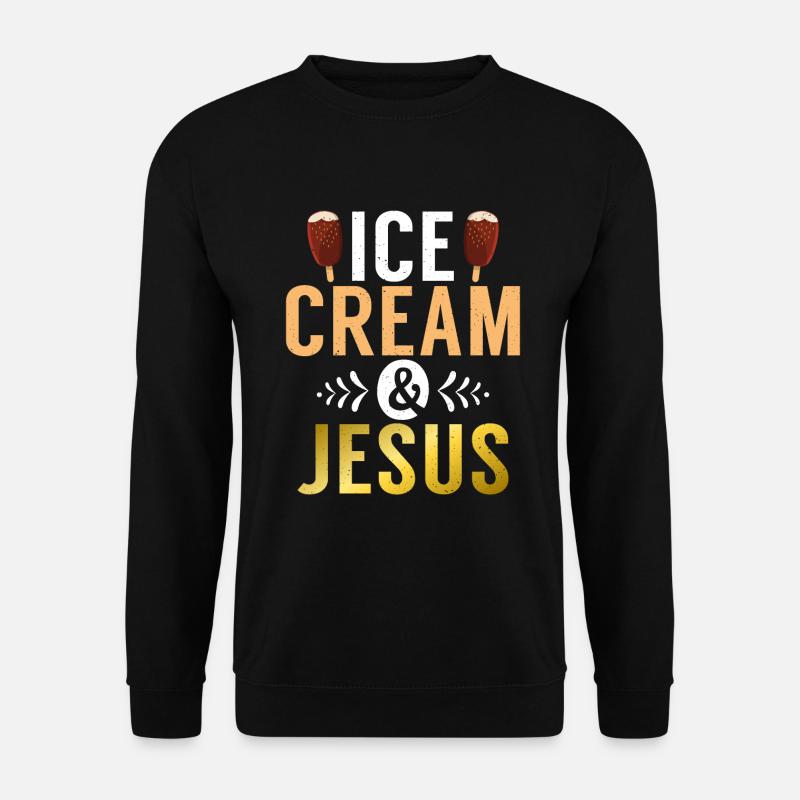 Ice Cream Lovers Gifts - Unisex Sweatshirt - black