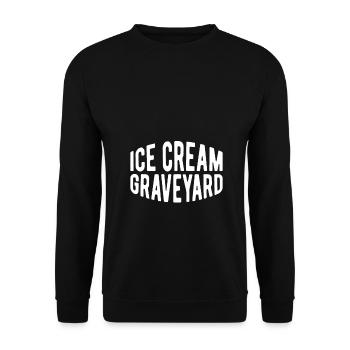 Cadeaux pour amateurs de crème glacée - Sweat-shirt Unisexe - noir - Devant - Alina (178cm) & Michal (187cm)
