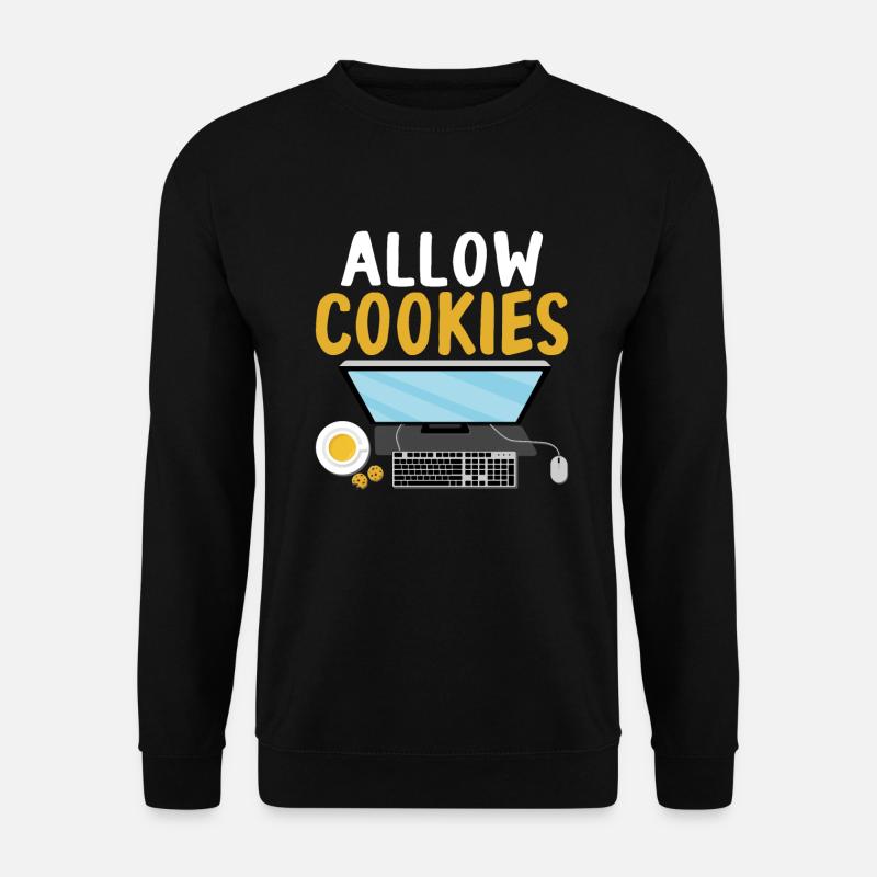 Cadeaux Cookie Lover - Sweat-shirt Unisexe - noir