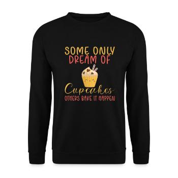 Cookie Lover Gifts - Unisex Sweatshirt - black - Front - Alina (178cm) & Michal (187cm)