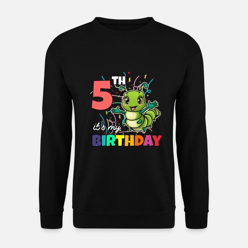 Raupe - Unisex Pullover - Schwarz