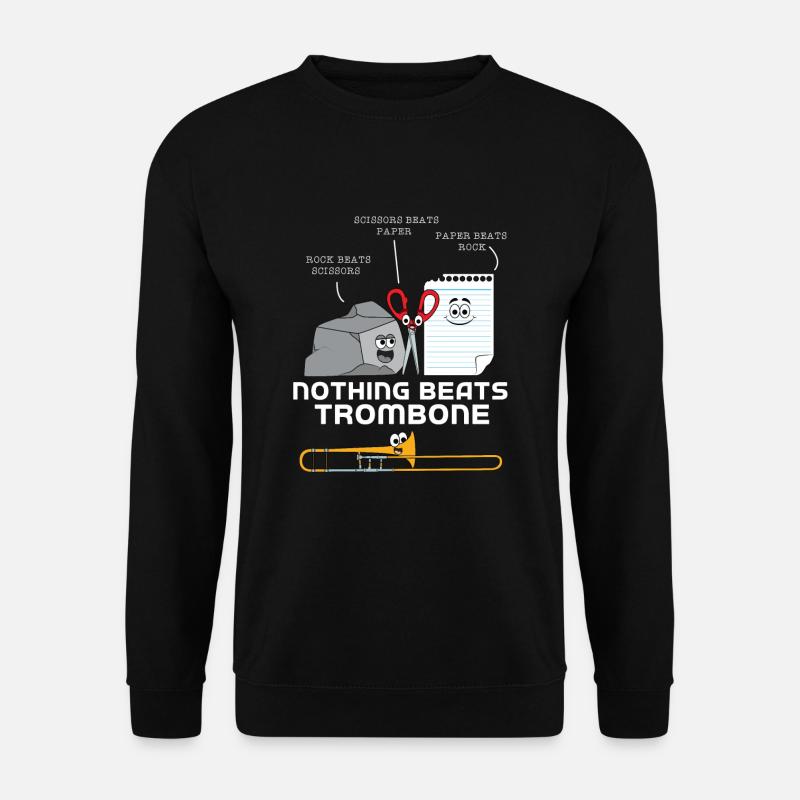 Trombone - Unisex Sweatshirt - black