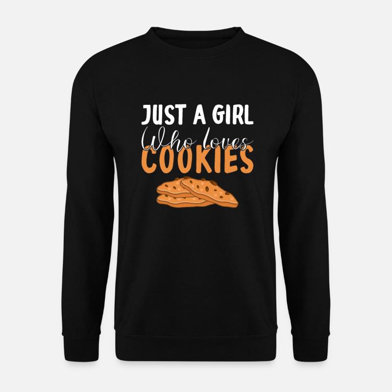 Cadeaux Cookie Lover - Sweat-shirt Unisexe - noir