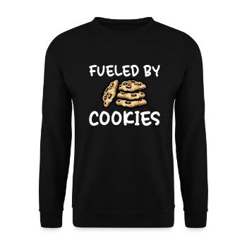 Cadeaux Cookie Lover - Sweat-shirt Unisexe - noir - Devant - Alina (178cm) & Michal (187cm)