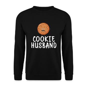 Cookie Lover Gifts - Unisex Sweatshirt - black - Front - Alina (178cm) & Michal (187cm)