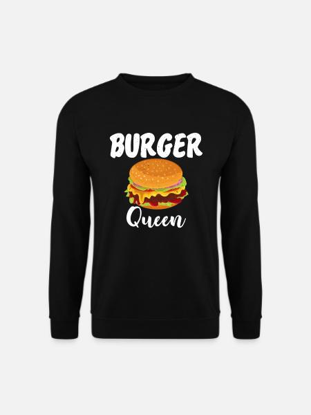Burger Lover Gift - Unisex Sweatshirt - black
