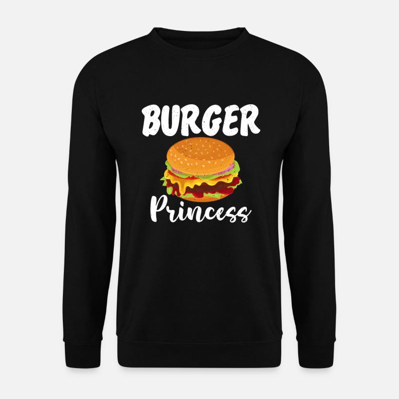 Burger Lover Gift - Unisex Sweatshirt - black