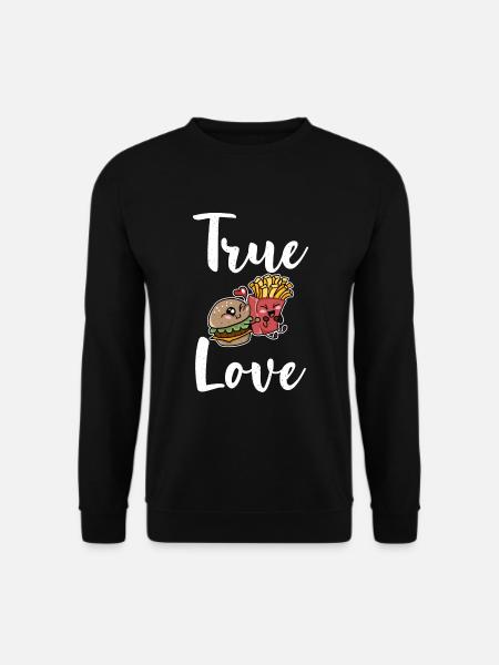 Burger Lover Gift - Unisex Sweatshirt - black