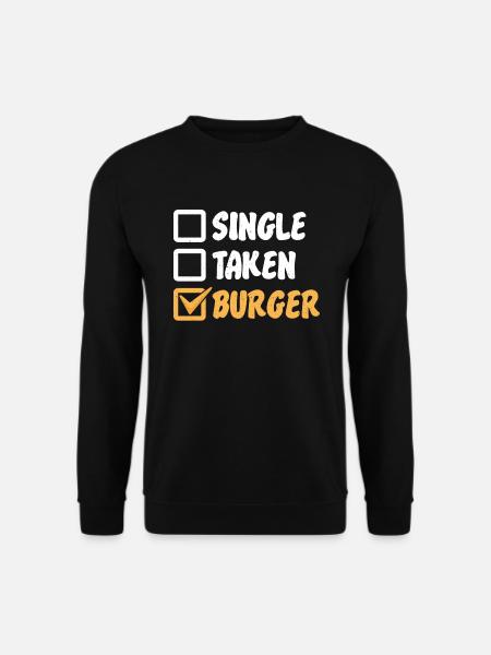 Burger Lover Cadeau - Sweat-shirt Unisexe - noir