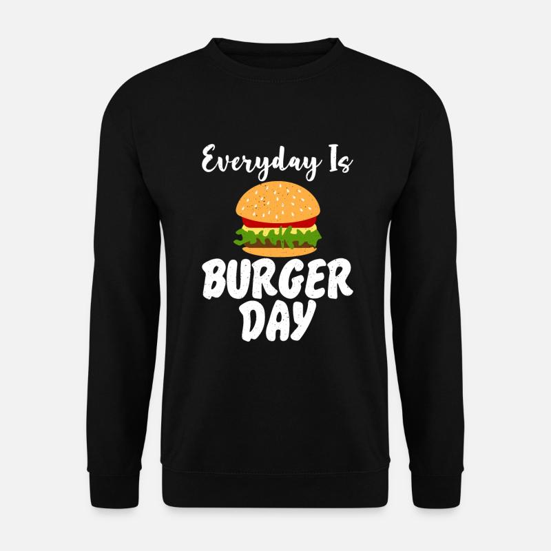 Burger Lover Gift - Unisex Sweatshirt - black