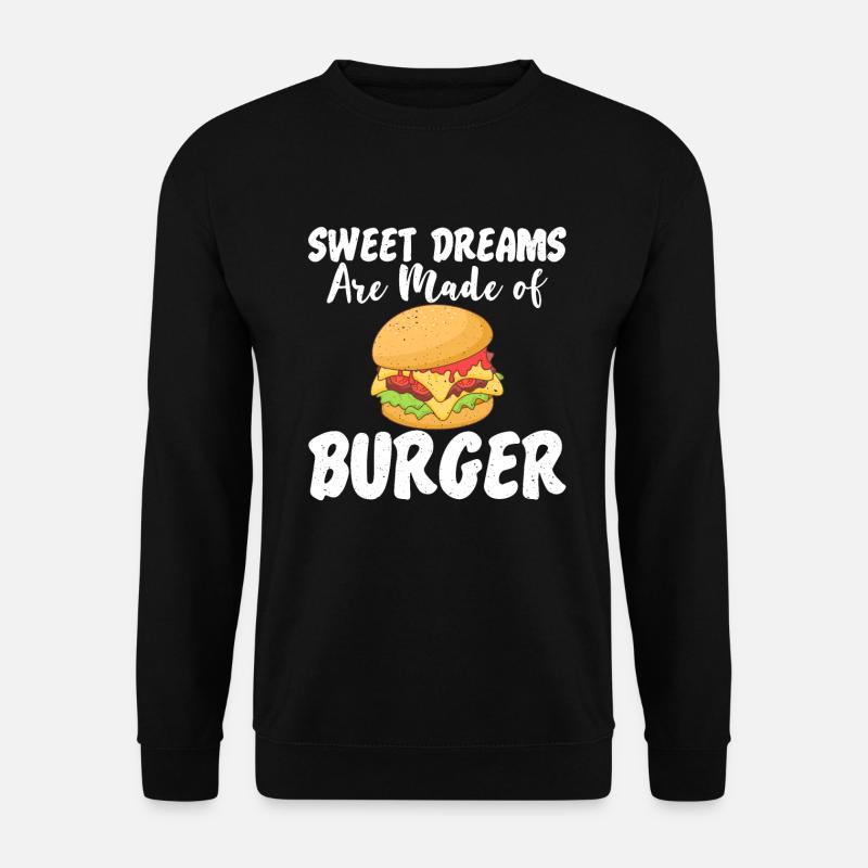 Burger Lover Gift - Unisex Sweatshirt - black