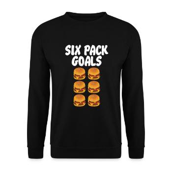 Burger Lover Cadeau - Sweat-shirt Unisexe - noir - Devant - Alina (178cm) & Michal (187cm)