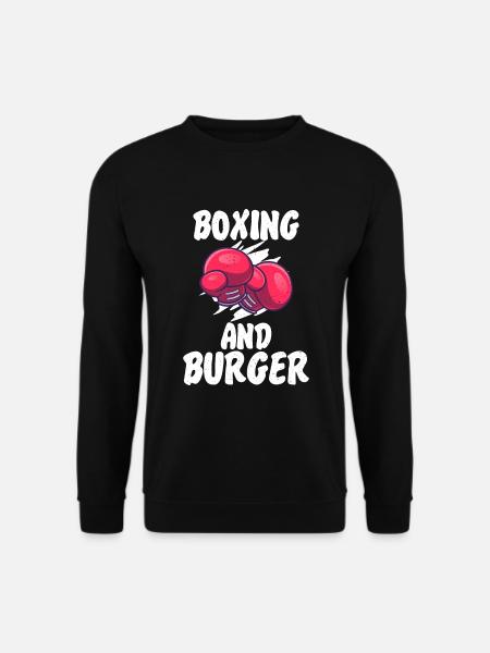 Burger Lover Gift - Unisex Sweatshirt - black