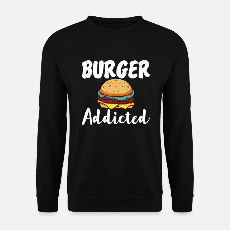 Burger Lover Cadeau - Sweat-shirt Unisexe - noir