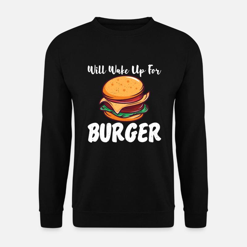 Burger Lover Gift - Unisex Sweatshirt - black