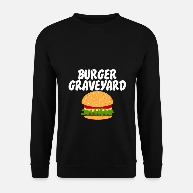 Burger Lover Gift - Unisex Sweatshirt - black