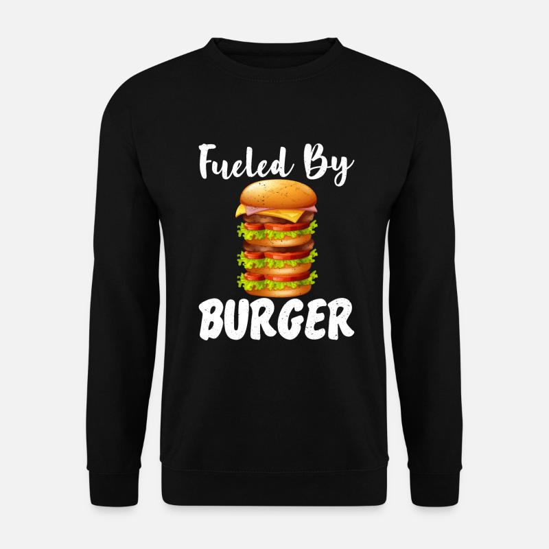 Burger Lover Gift - Unisex Sweatshirt - black