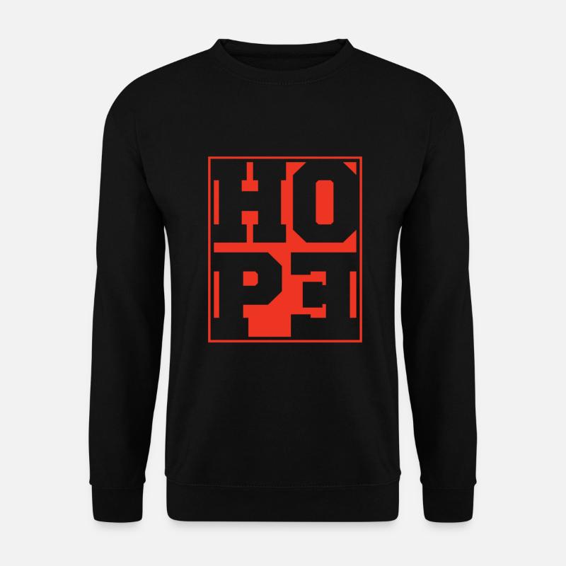 Hope - Unisex Pullover - Schwarz