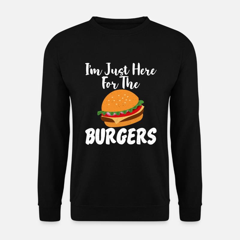 Burger Lover Gift - Unisex Sweatshirt - black
