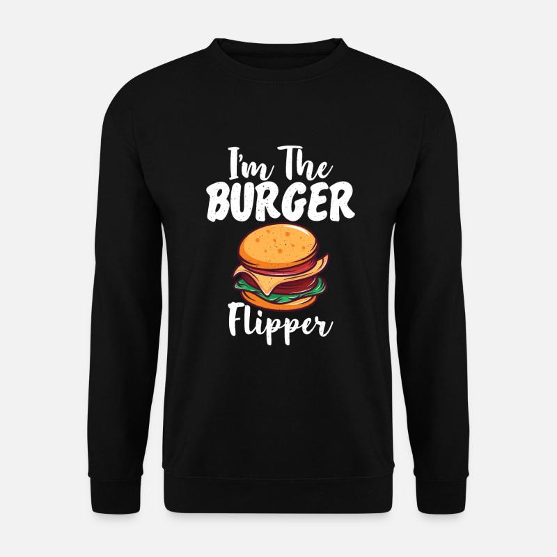 Burger Lover Gift - Unisex Sweatshirt - black