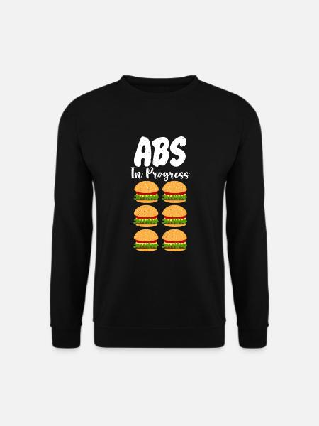 Burger Lover Gift - Unisex Sweatshirt - black