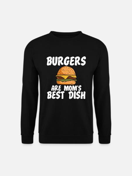 Burger Lover Gift - Unisex Sweatshirt - black