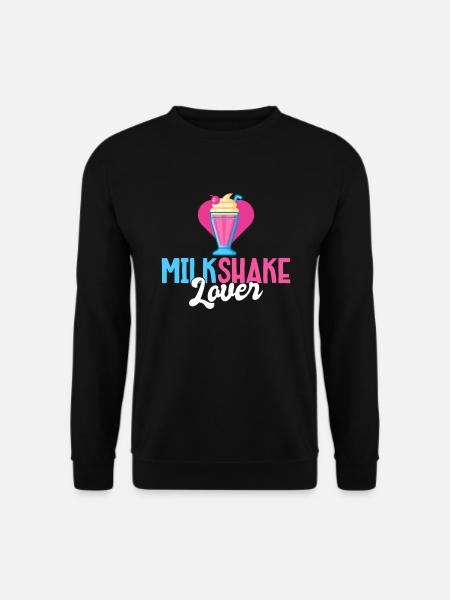 I love Milkshakes Milkshake Gift - Unisex Sweatshirt - black