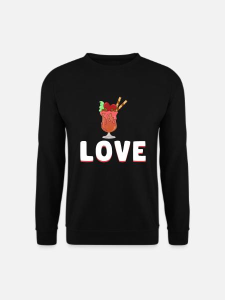 J’adore Milkshakes Milkshake Gift - Sweat-shirt Unisexe - noir