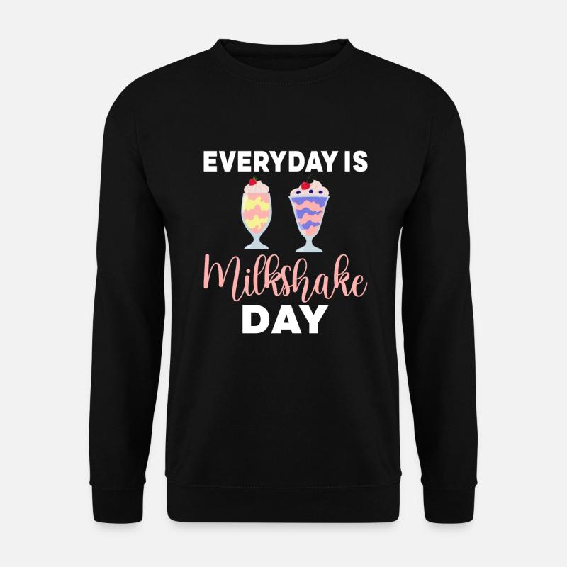 J’adore Milkshakes Milkshake Gift - Sweat-shirt Unisexe - noir