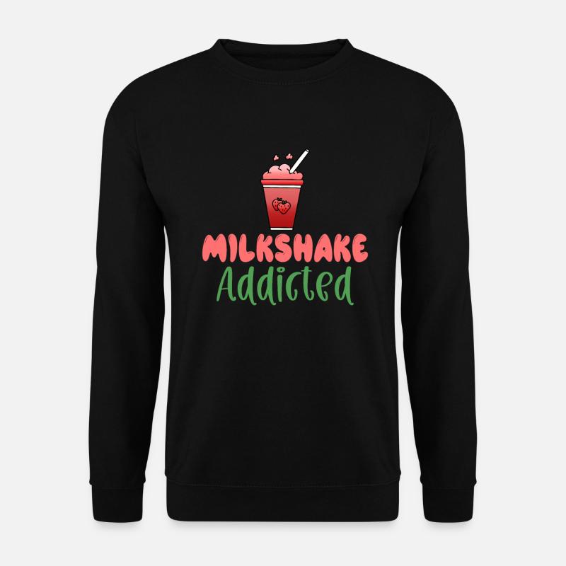 J’adore Milkshakes Milkshake Gift - Sweat-shirt Unisexe - noir