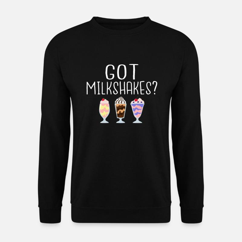J’adore Milkshakes Milkshake Gift - Sweat-shirt Unisexe - noir