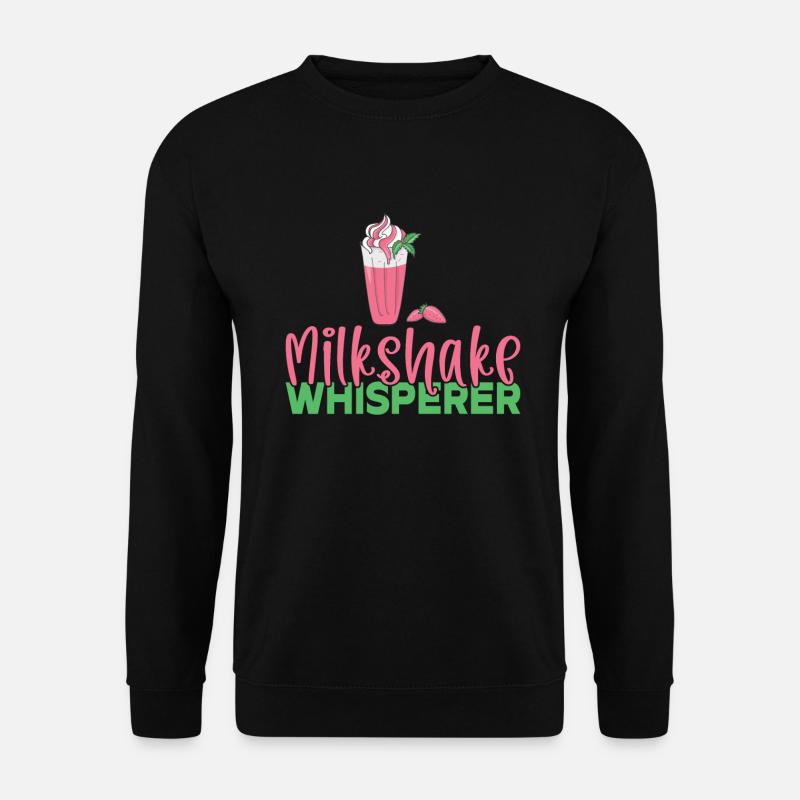 I love Milkshakes Milkshake Gift - Unisex Sweatshirt - black
