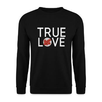 Beef Jerky Gift Beef Jerky Lover - Sweat-shirt Unisexe - noir - Devant - Alina (178cm) & Michal (187cm)